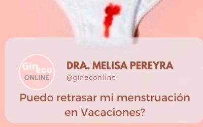 ¿Puedo retrasar mi menstruación en vacaciones?