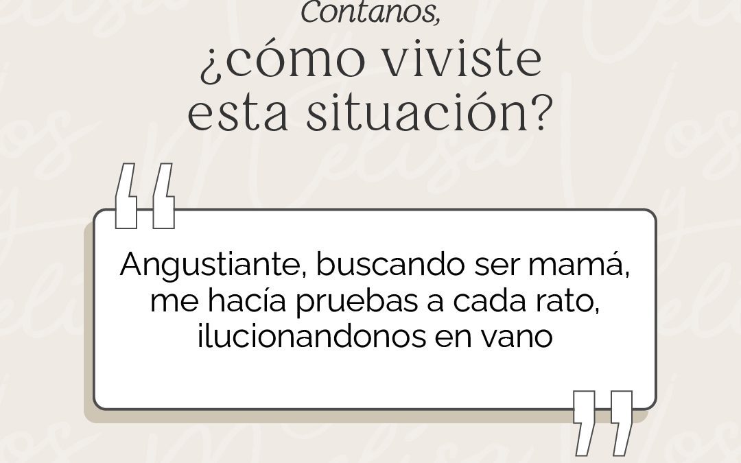 TESTIMONIOS – AMENORREA