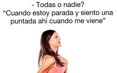Mensutración y puntadas ahí
