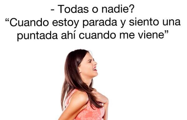Mensutración y puntadas ahí