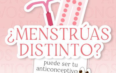 ¿Menstruás distinto? Puede ser tu anticonceptivo