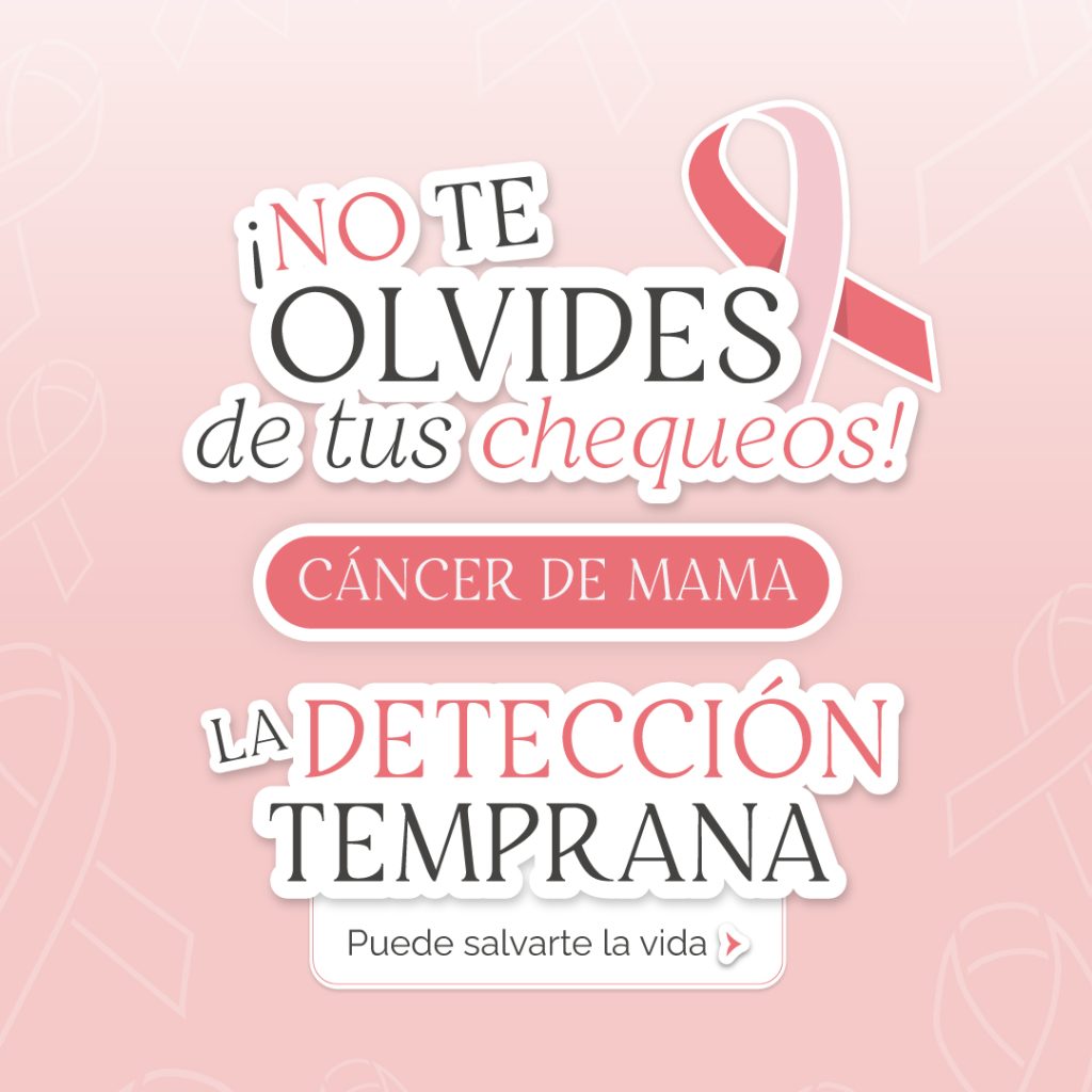 Cáncer de mama: ¡No te olvides de tus chequeos!