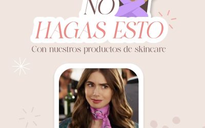 ¡NO hagas esto con tu productos de skincare!