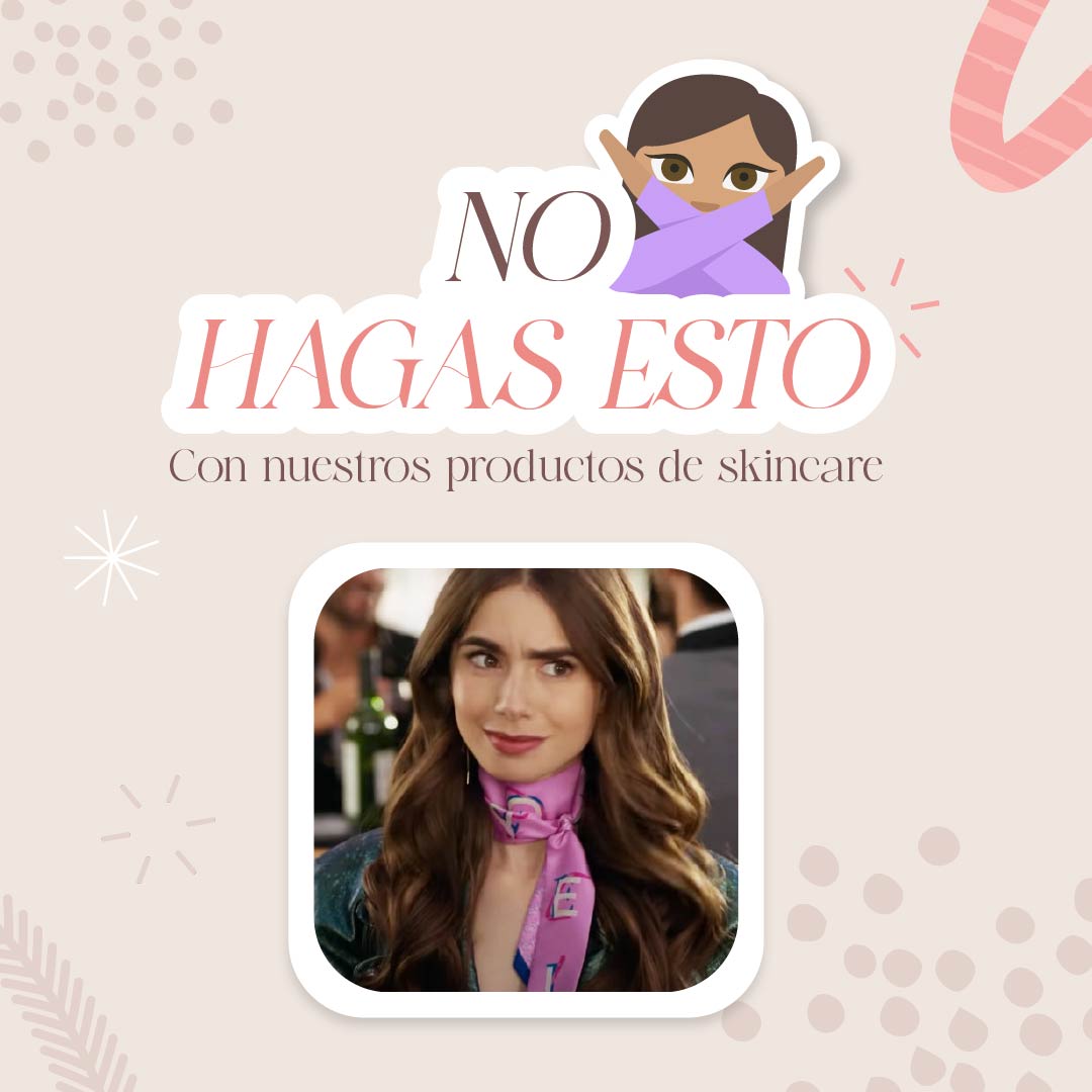 ¡NO hagas esto con tu productos de skincare!