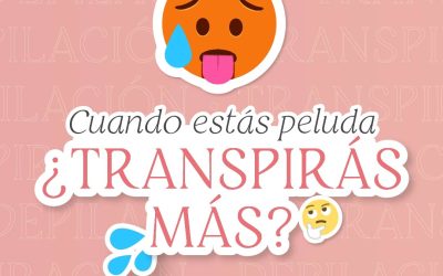¿Transpirás más cuando estás peluda?